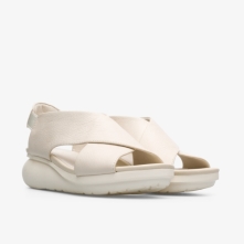 Camper Cream Sandals Womens - Balloon Online Ireland | JEVRU8701